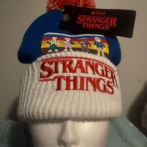 Stranger Things Men’s or Women’s Cuffed Pom Pom Beanie